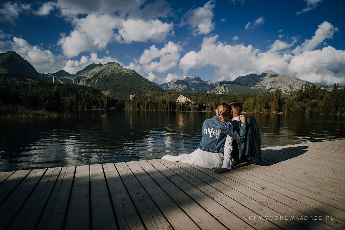Jezioro Szczyrbskie zdjęcia ślubne